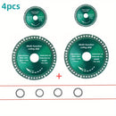 Lama per sega circolare multifunzione in diamante super duro da 4 pollici/100 mm per metallo, piastrelle, pietra, marmo, tubi e pareti