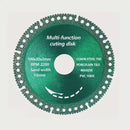 Lama per sega circolare multifunzione in diamante super duro da 4 pollici/100 mm per metallo, piastrelle, pietra, marmo, tubi e pareti