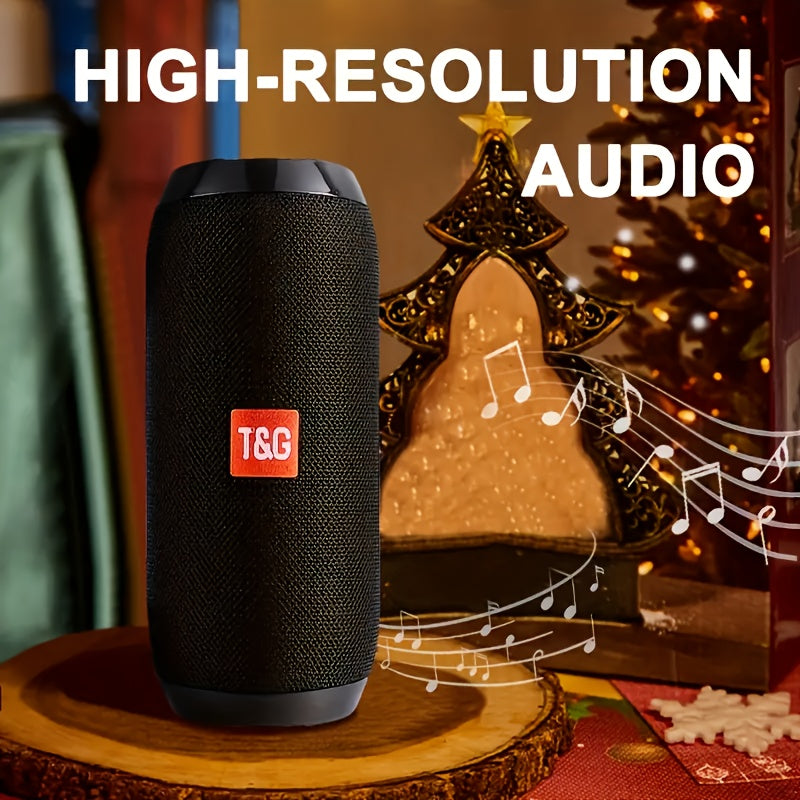TG117 Wireless Loudspeaker, MusiBaby Loudspeaker, Outdoor, Portable, TF and Flash Disk Data Reading, Wireless 5.3, Loud Sound, Vibrant Loudspeaker with Bass, Larger Volume and Longer Life