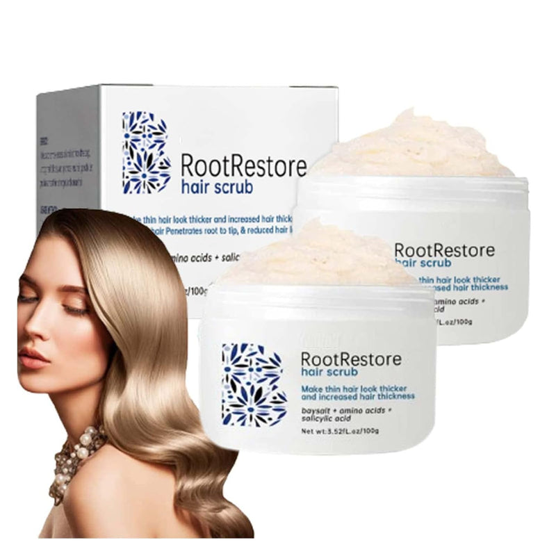 Eelhoe Root Restore Hair Scrub Moisturizes Nourishing Repair Roots Organic Plant Extract Scalp Scrub Anti-Hair Loss Deep Cleansing Oil And Dirt Damaged Hair Care Scrub