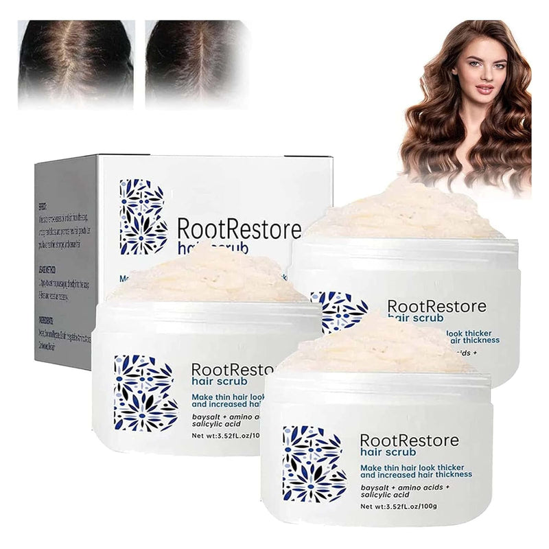 Eelhoe Root Restore Hair Scrub Moisturizes Nourishing Repair Roots Organic Plant Extract Scalp Scrub Anti-Hair Loss Deep Cleansing Oil And Dirt Damaged Hair Care Scrub
