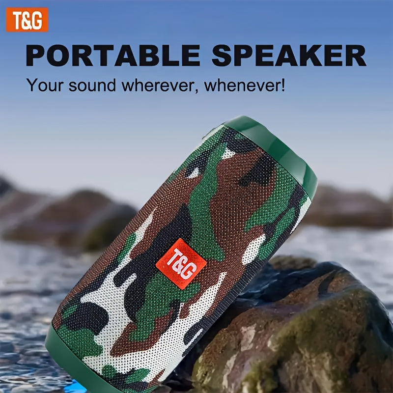 TG117 Wireless Loudspeaker, MusiBaby Loudspeaker, Outdoor, Portable, TF and Flash Disk Data Reading, Wireless 5.3, Loud Sound, Vibrant Loudspeaker with Bass, Larger Volume and Longer Life