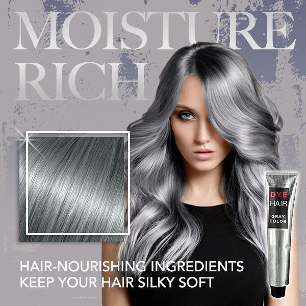 Silver Gray Hair Dye – PERFECT GRAY HAIR ✨