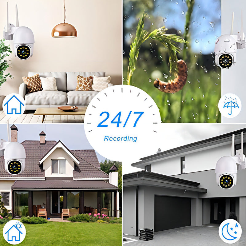 Tuya Smart Life Security Camera, Home Wi-Fi Wireless HD 1080p