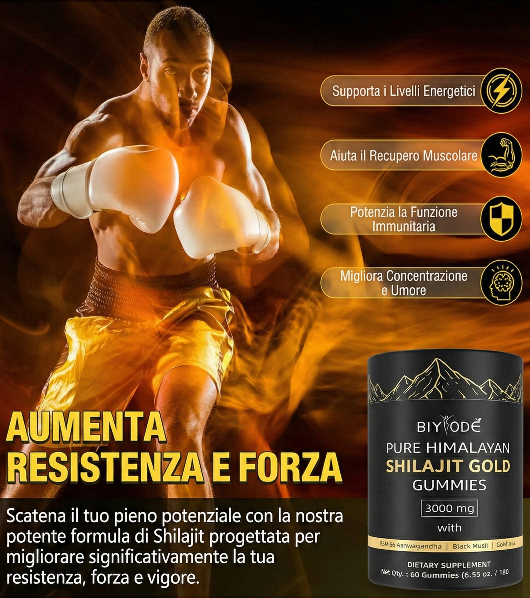 100% Shilajit puro 💎 Fonte di energia vitale dell'Himalaya