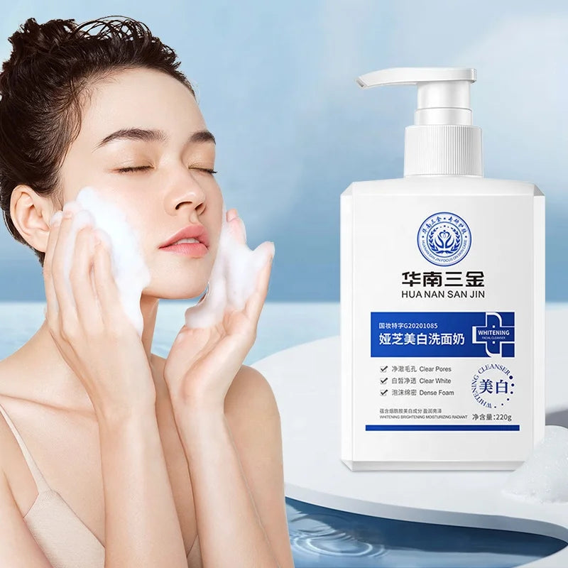 Private Label OEM ODM Organic Whitening Moisturizing Anti Acne Aging Skin Care Deep Pore Cleansing Face Wash Facial Cleanser