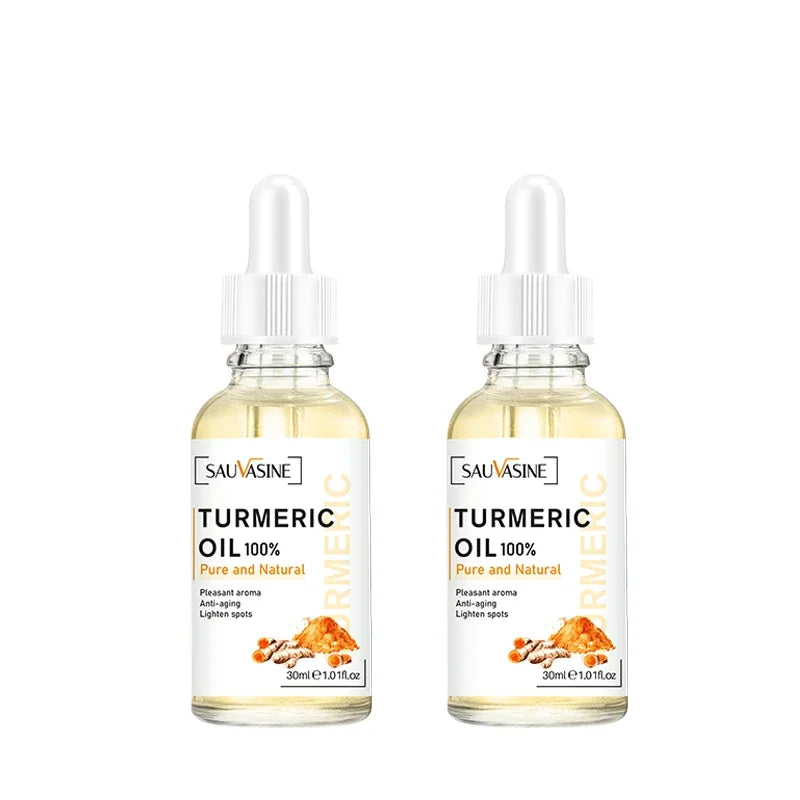 Turmeric Oil Face Whitening serum Lightening Acne Dark Patches Anti-aging Bright Skin Acne Dark Spot Corrector Skin Care