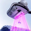 Dispositivo Wireless 4-in-1 per Rimozione Acari: Luce UV-C, Aspirazione Portatile, Tessuti, Letto e Divano