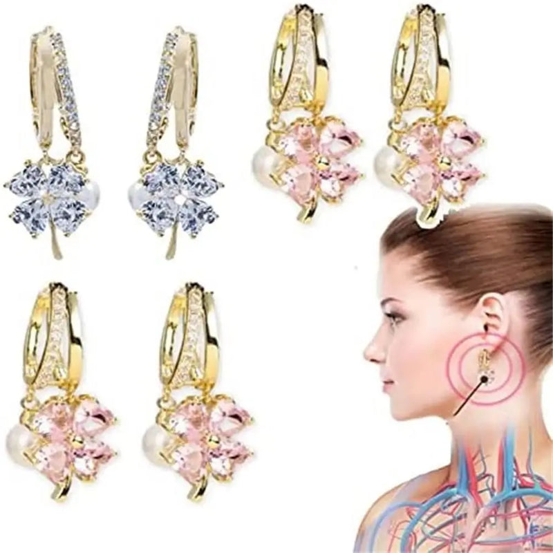Lymphvity MagneTherapy Germanium Earring Lymphvity Magnetic Therapy Germanium Earring Lymphatic Drainage Earring for Weight Loss