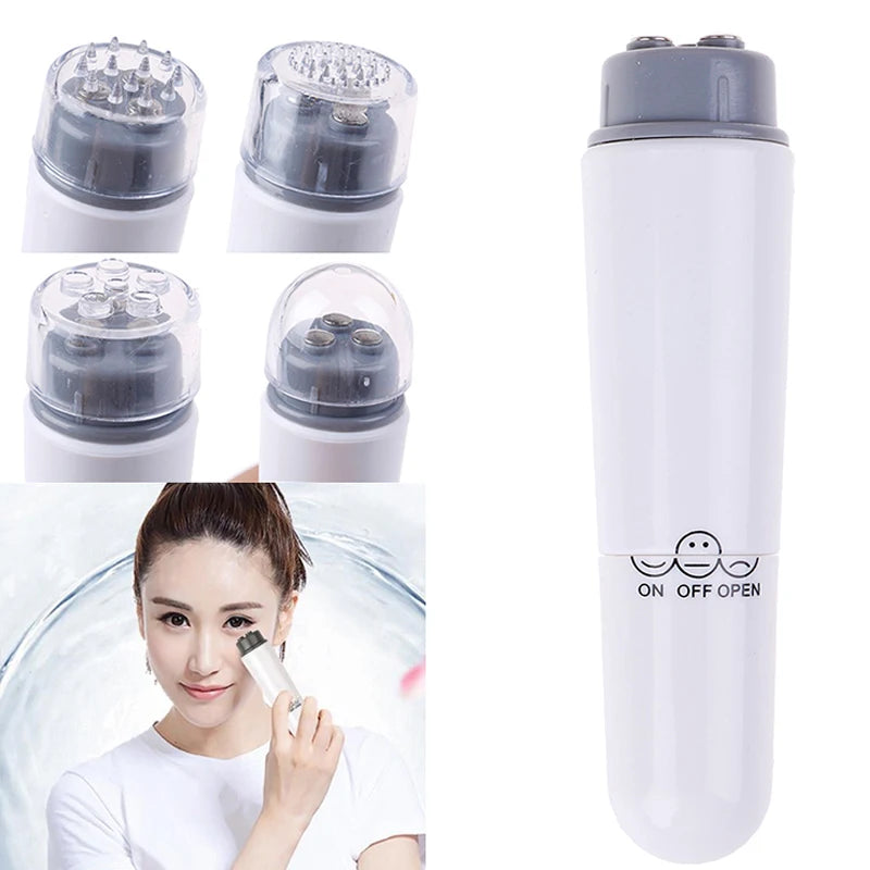 Mini Portable 4 Head Electric Eye Massager Facial Massage Device Pen Facials Great Vibration Lift Face Massage Stick Hot