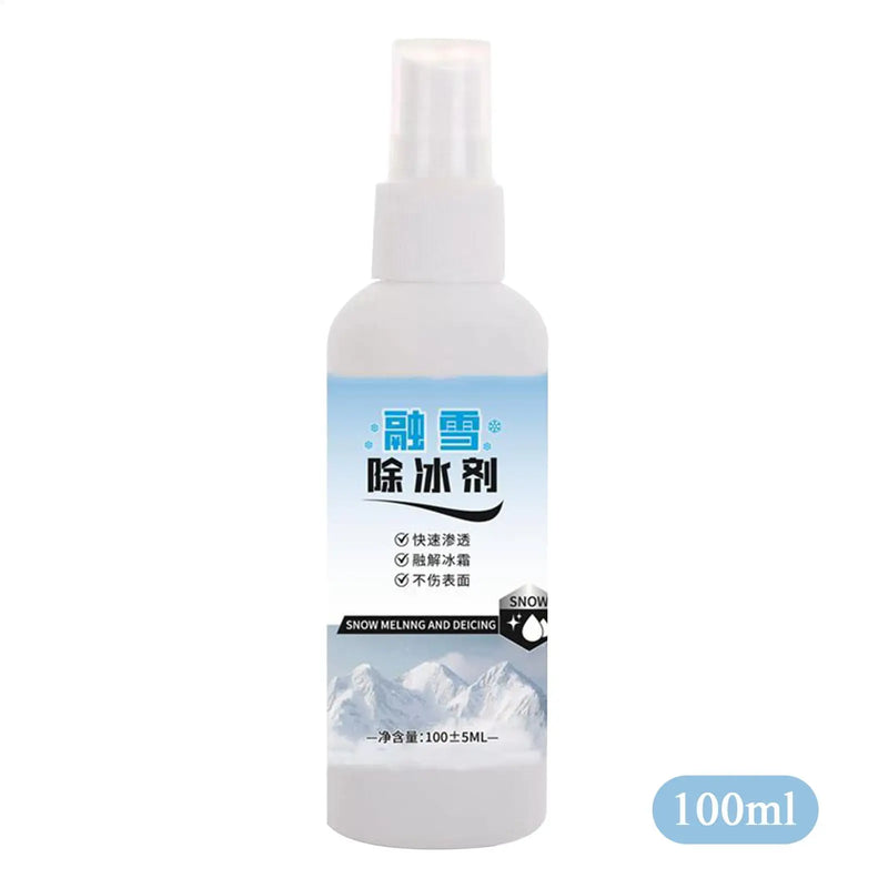 The Icer Spray for Car Windshield Car Windshield Deicing Spray Snow Removal Fluid for Morning Commute Before Traveling Along the Road