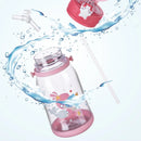 Borraccia per Bimbi ‘Antler’: Design Cartoon, Cannuccia Sicura e Portatile – Perfetta per Scuola e Outdoor