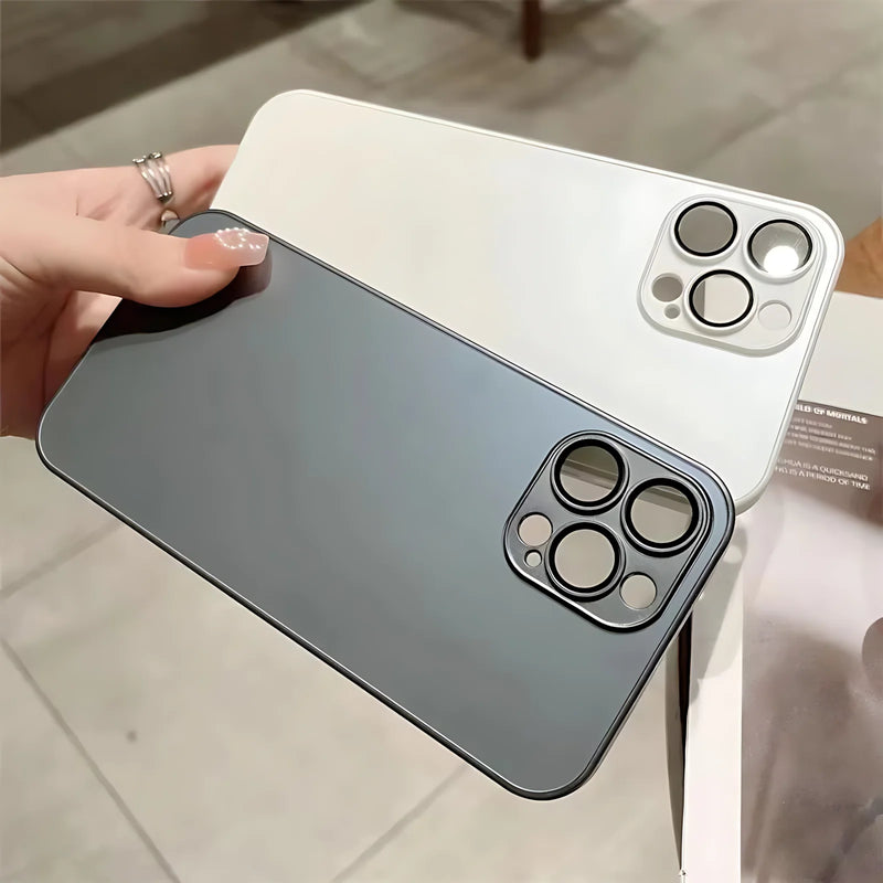 Original AG Matte Glass Magnetic Cases for Apple iPhone 15 14 13 Pro Max Plus for MagSafe Wireless Charge Cover Accessories