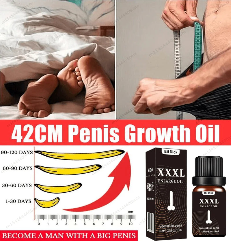 Big Dick Growth and Thickening Oil Increase Xxl Size Erection Product  Promote Blood Flow Delayed Ejaculation Maximize Pleasure