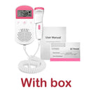 Fetal Doppler Enhanced Fetal Home Pregnancy Heart Rate Monitor Baby Fetal Heart Rate Detector LCD Screen No Radiation
