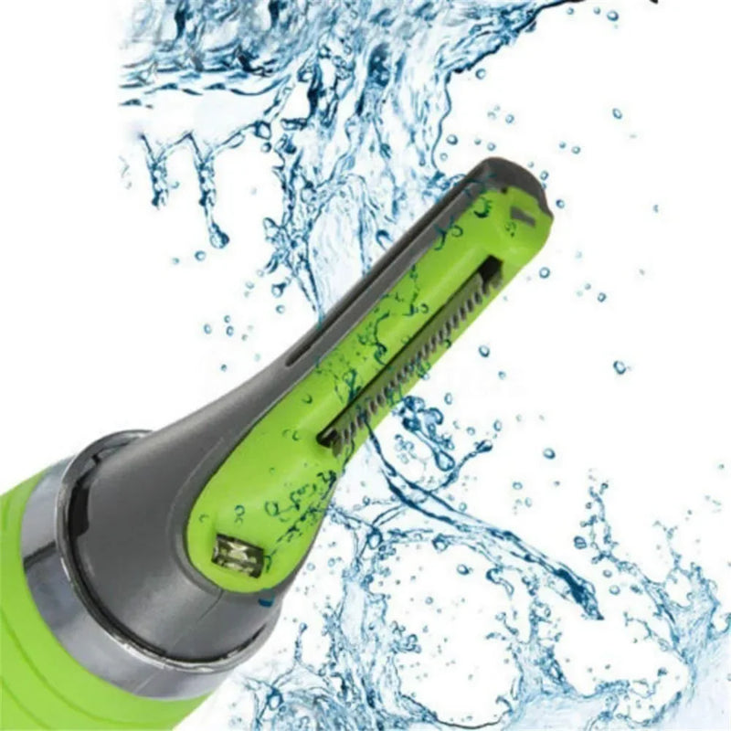 Tagliapeli Naso Uomo 2 in 1 Epilatore Facciale – Ricaricabile, Impermeabile, Portatile – Per Peli di Naso, Orecchie, Sopracciglia e Mento