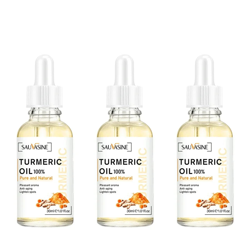 Turmeric Oil Face Whitening serum Lightening Acne Dark Patches Anti-aging Bright Skin Acne Dark Spot Corrector Skin Care
