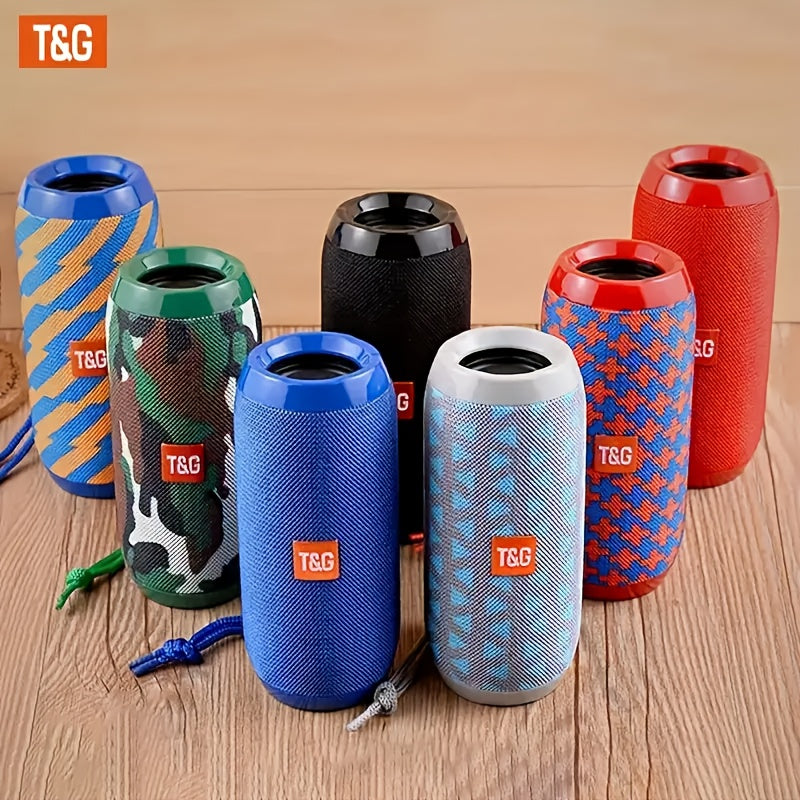 TG117 Wireless Loudspeaker, MusiBaby Loudspeaker, Outdoor, Portable, TF and Flash Disk Data Reading, Wireless 5.3, Loud Sound, Vibrant Loudspeaker with Bass, Larger Volume and Longer Life