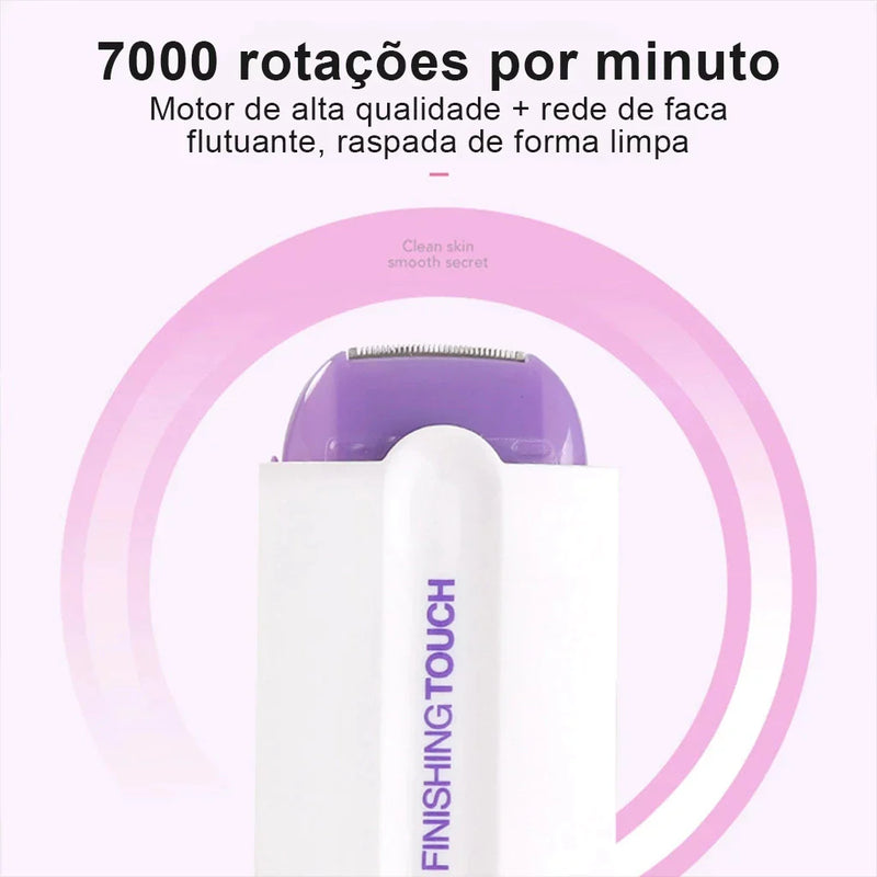 Epilatore Ricaricabile 2-in-1: Viso e Corpo
