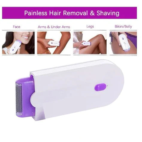 Epilatore Ricaricabile 2-in-1: Viso e Corpo