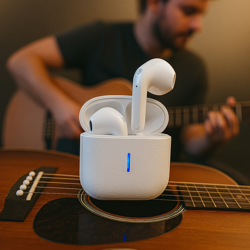 New in-ear wireless headphones, can create dual stereo, 5.3 wireless headphones, stable connection, with noise reduction for calls, USB-C charging, wireless connection, volume control, suitable for business, sports, game