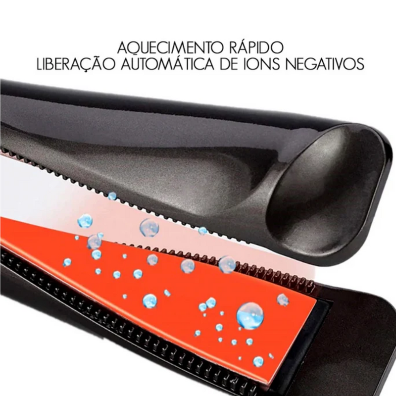 Piastra Capelli 2-in-1: Liscio e Riccio Professionale