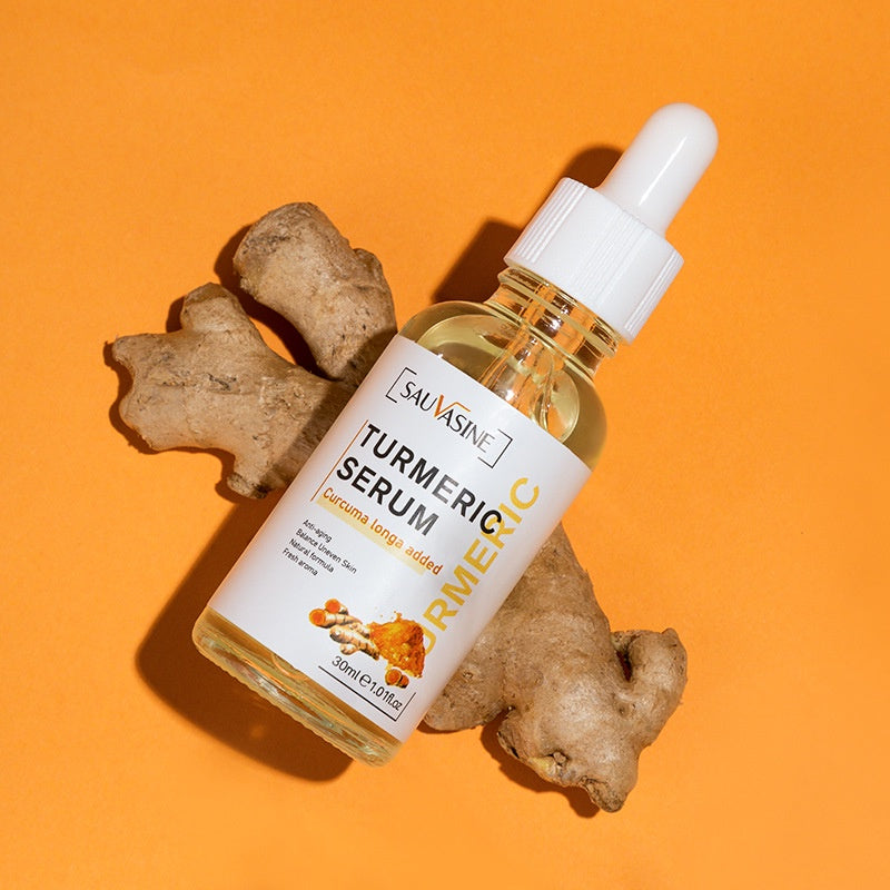 Turmeric Oil Face Whitening serum Lightening Acne Dark Patches Anti-aging Bright Skin Acne Dark Spot Corrector Skin Care